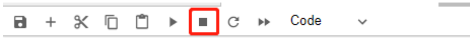 stop button