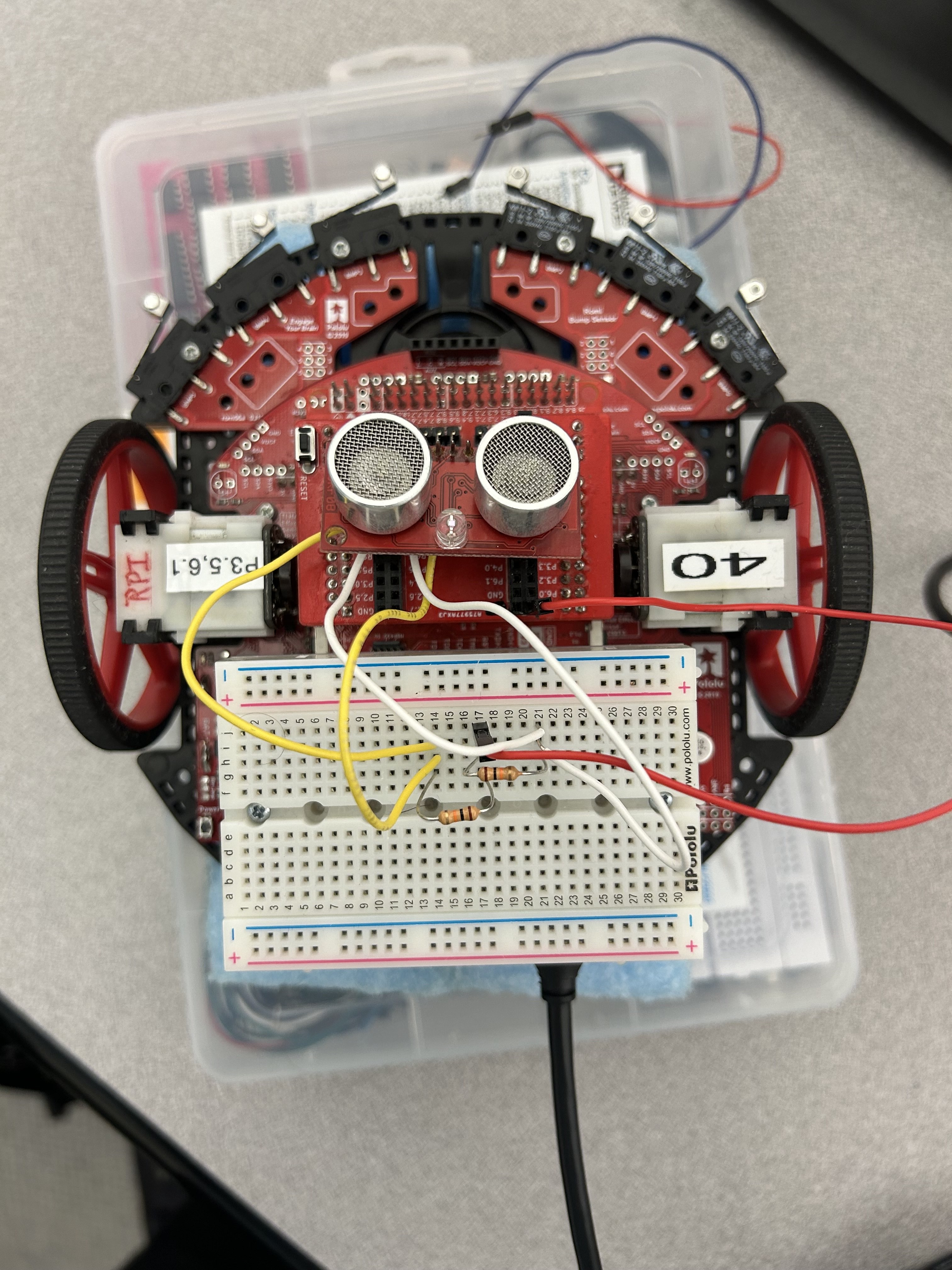 Robotics car navigating track